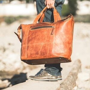 Puro Utz Pin Pin Wnkder Weekender Leather Bag